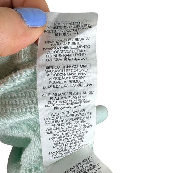 SWEATY BETTY Nestle Up Half Zip Pullover Mint Blue Women's Size XS Relaxed Fit - Picture 8 of 9